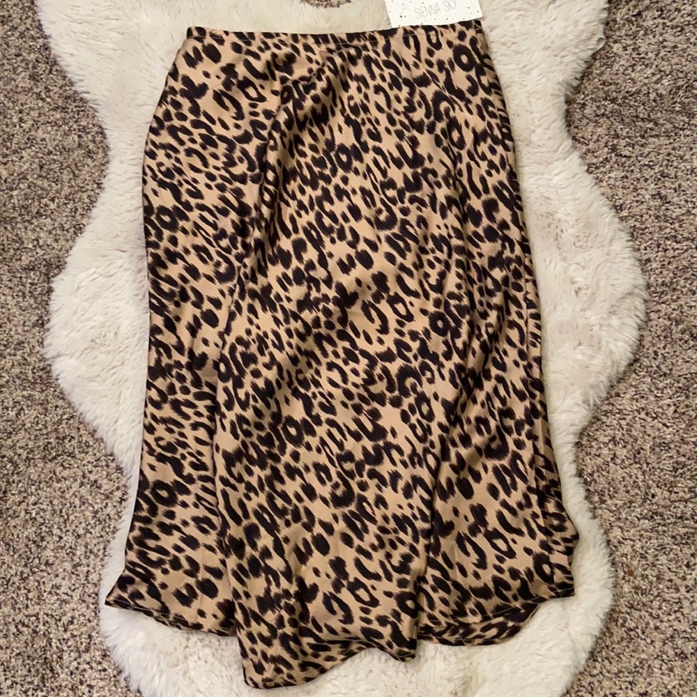 cheetah print skirt